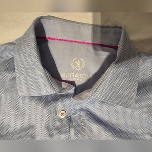 Bugatchi Uomo Light Blue Men's Dress Shirt
